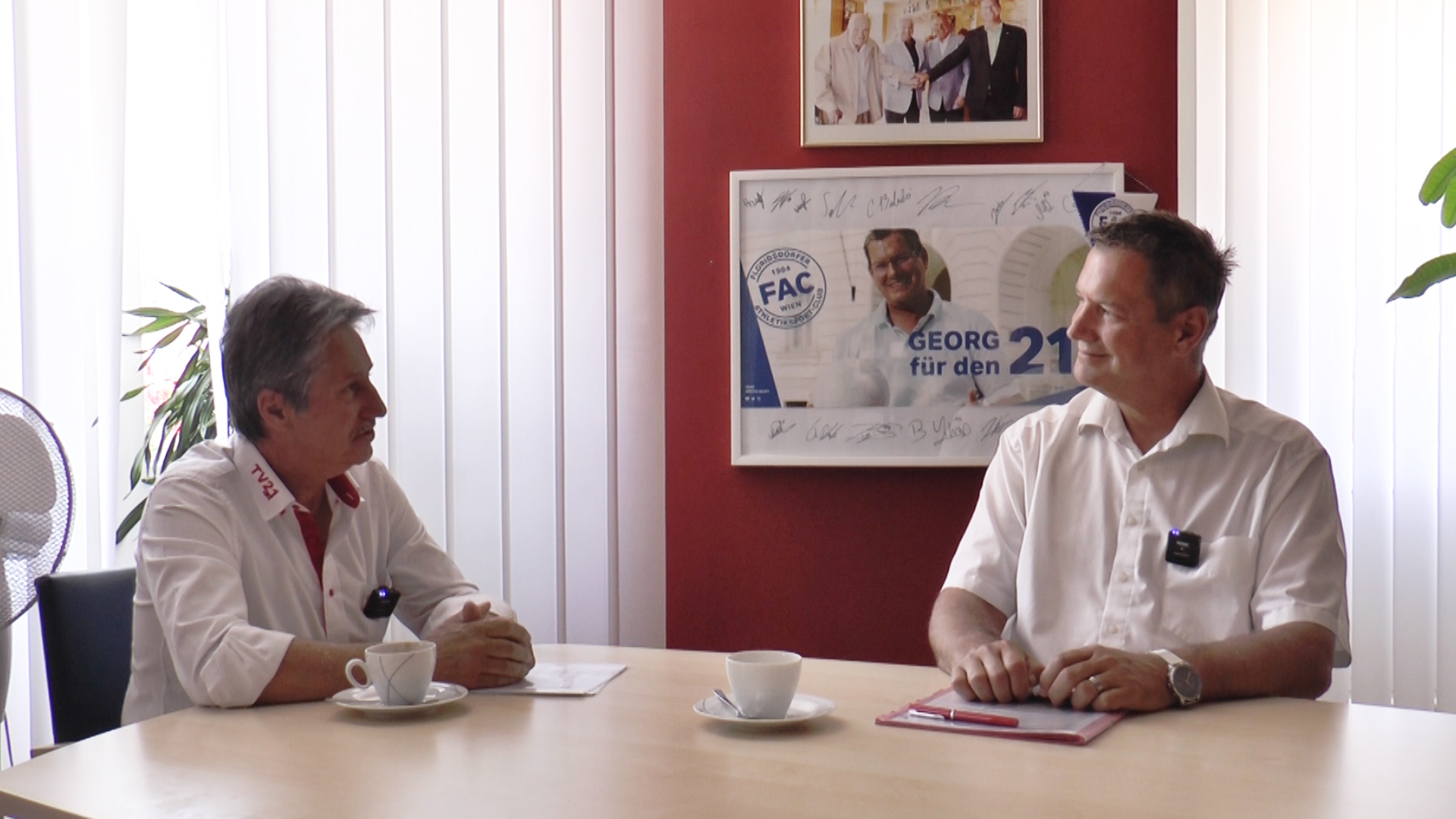 Sommergespräch Papai Bezirksvorsteher Wien Floridsdorf